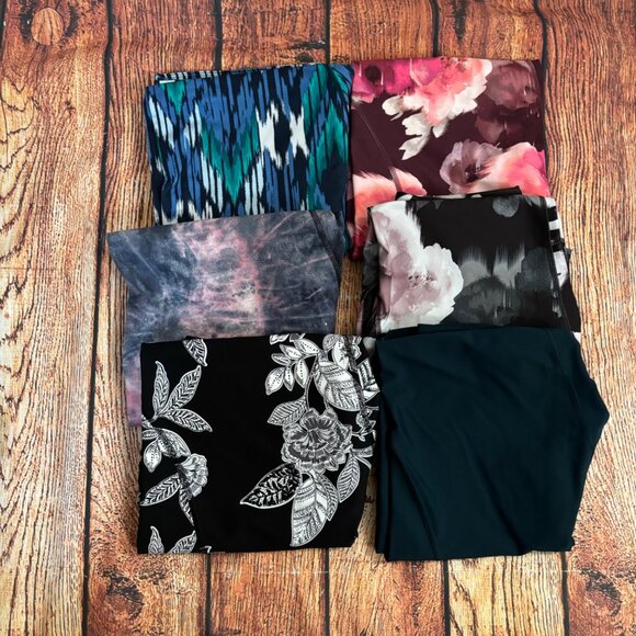 6 Old Navy Women’s Elevate Leggings and 1 c9 by Champion - Size L (Lot of 7) - Picture 2 of 16